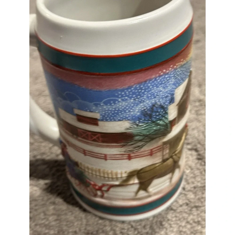Vintage Miller High Life Holiday Traditions Winter Beer Stein
